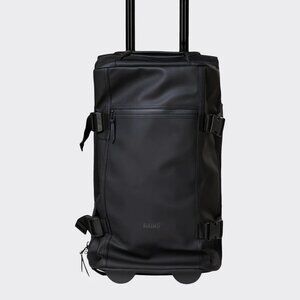 RAINS Travel Bag, Waterproof Duffel Bag with Telescopic Handle and 2 Wheel